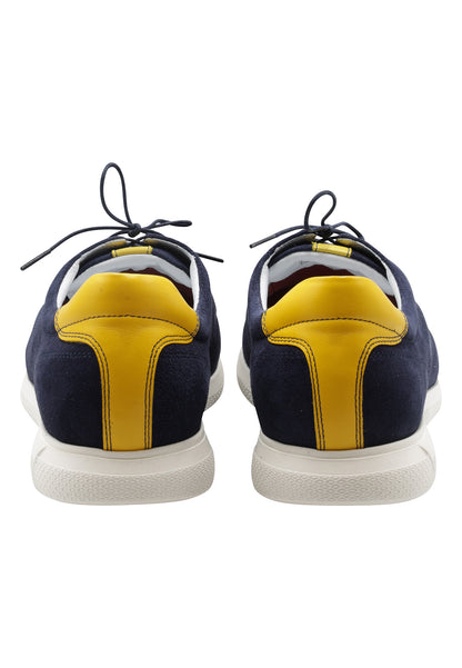 DreiMaster Maritim Męskie sneakersy z weluru syntetycznego