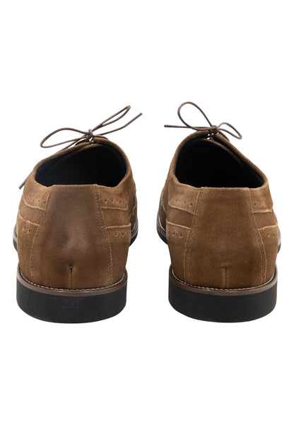 DreiMaster Klassik Men's Veloursleder-Fullbrogue Schnürer