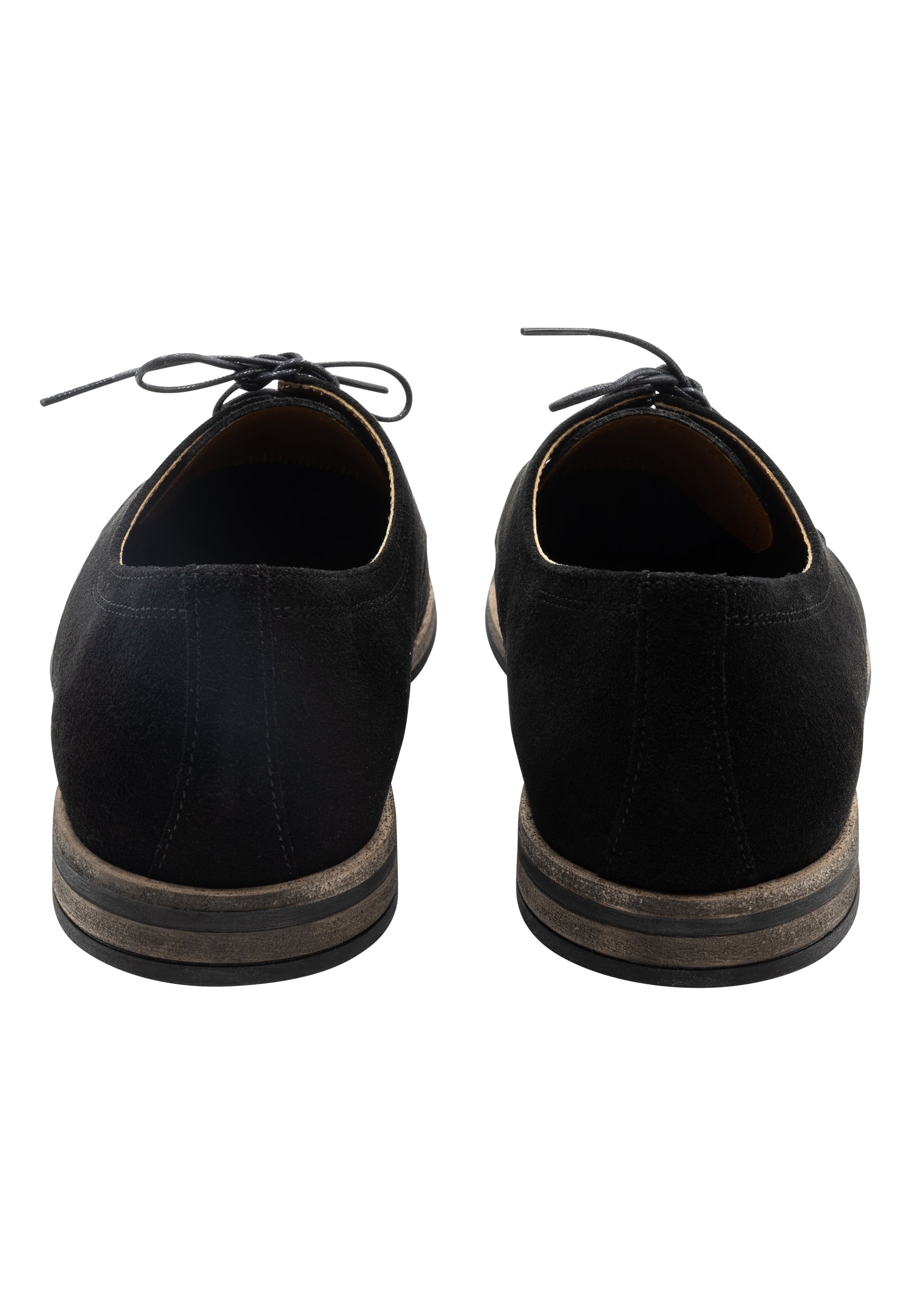 DreiMaster Vintage Herren-Veloursleder-Schnürer