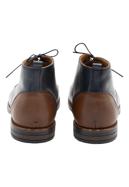 DreiMaster Vintage Herren Glattleder Stiefel