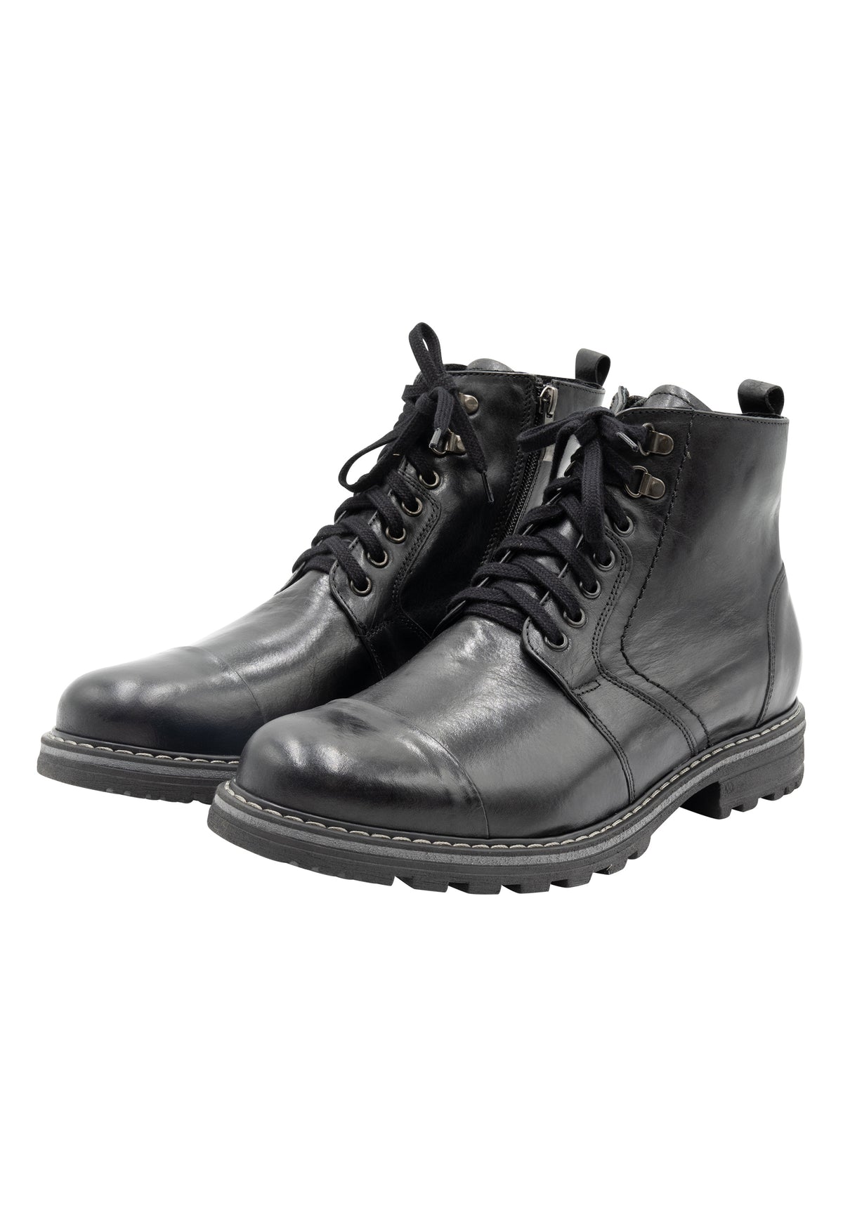 DreiMaster Vintage Men's Glattleder Boots