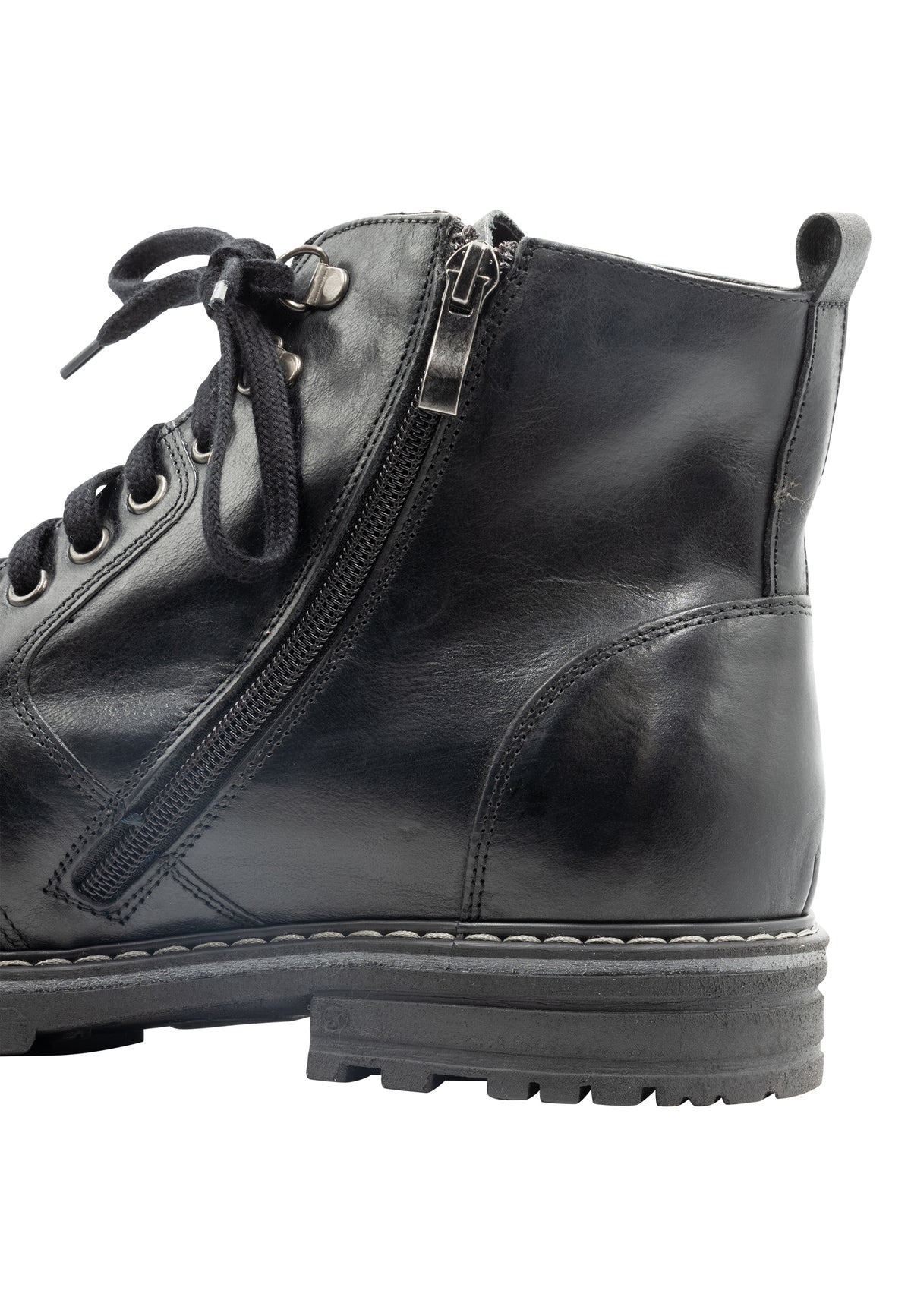 DreiMaster Vintage Men's Glattleder Boots