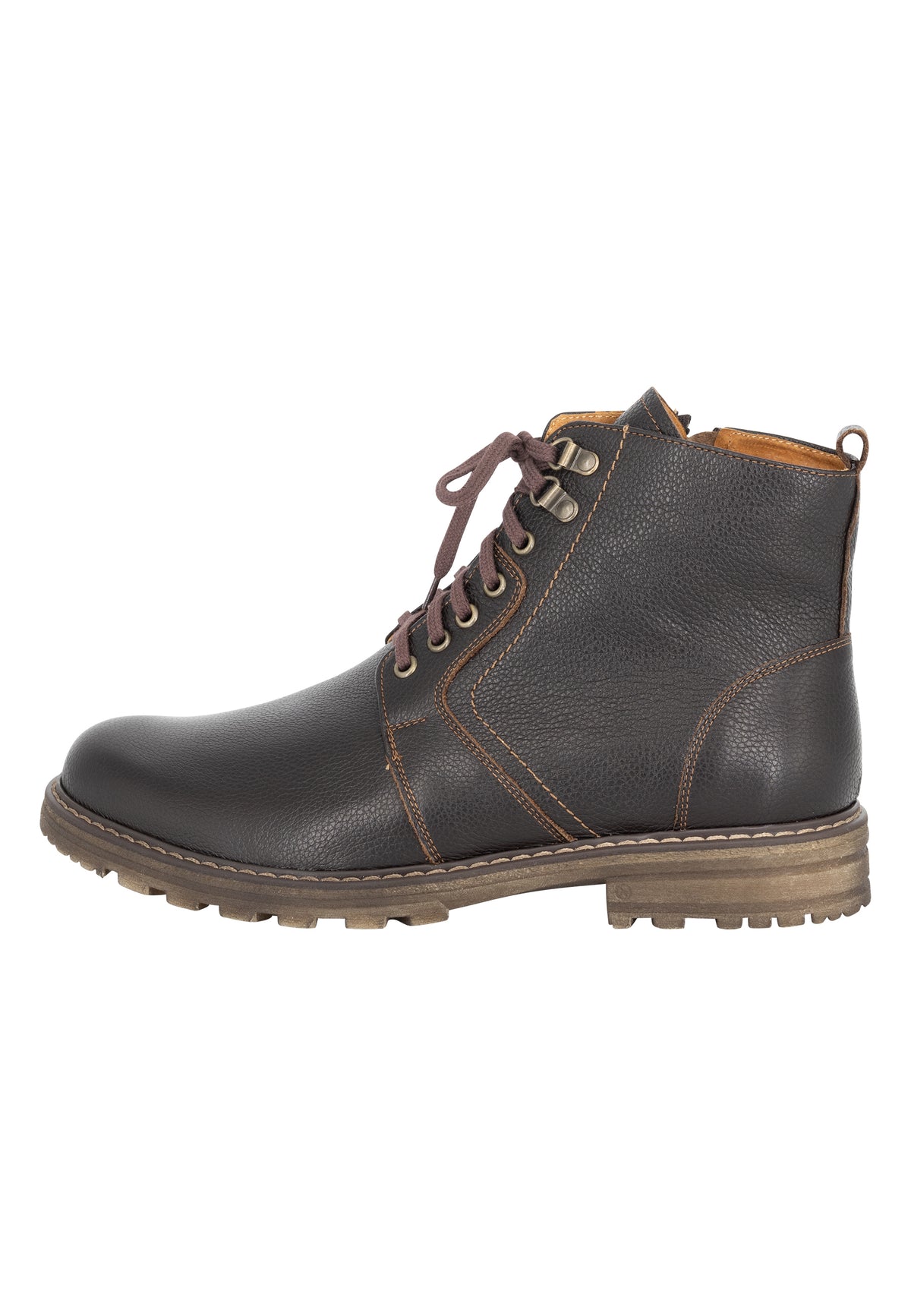 DreiMaster Vintage Men's Glattleder Boots