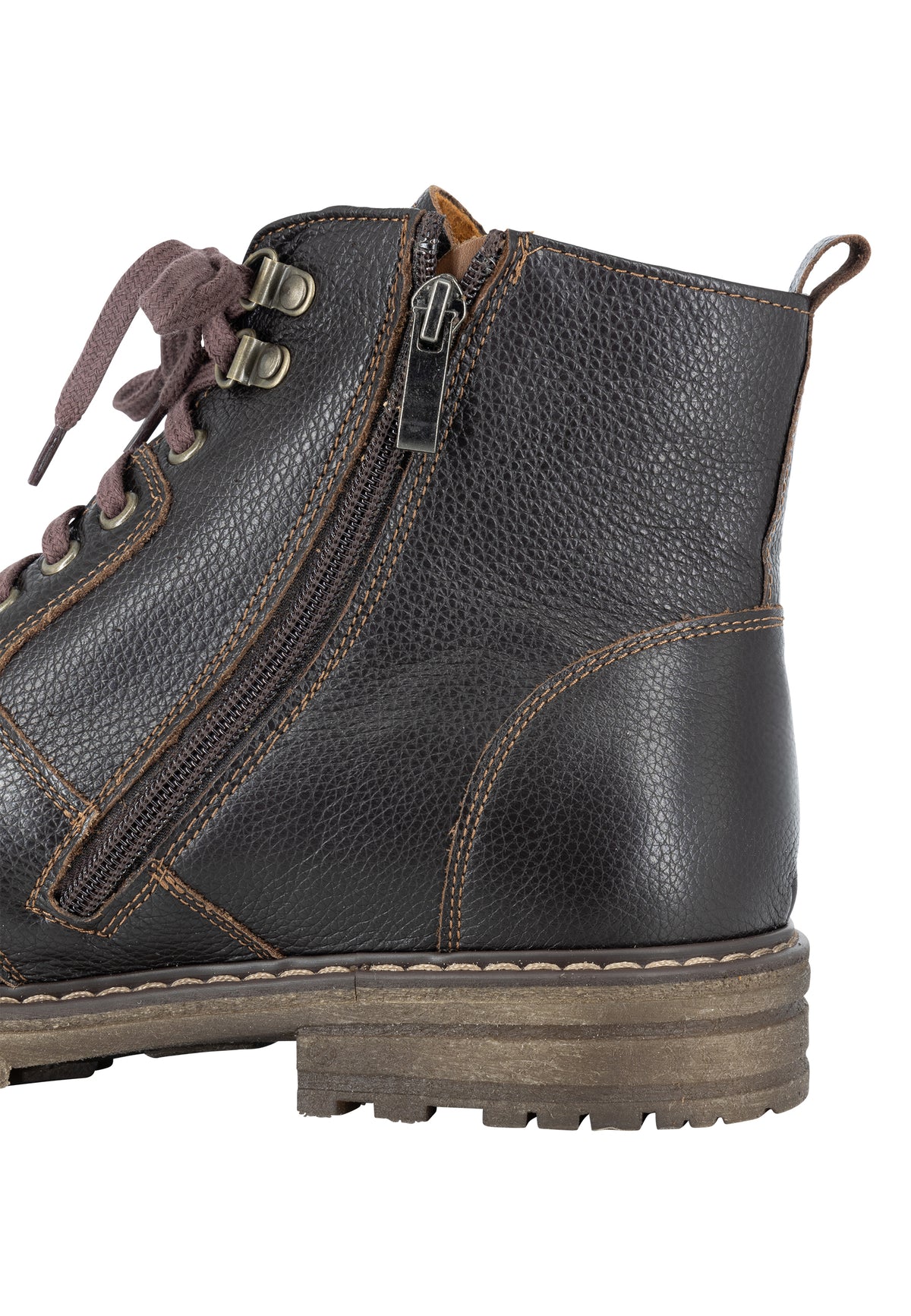 DreiMaster Vintage Men's Glattleder Boots