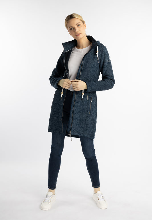 Schmuddelwedda Damen-Strickfleecemantel Fraully