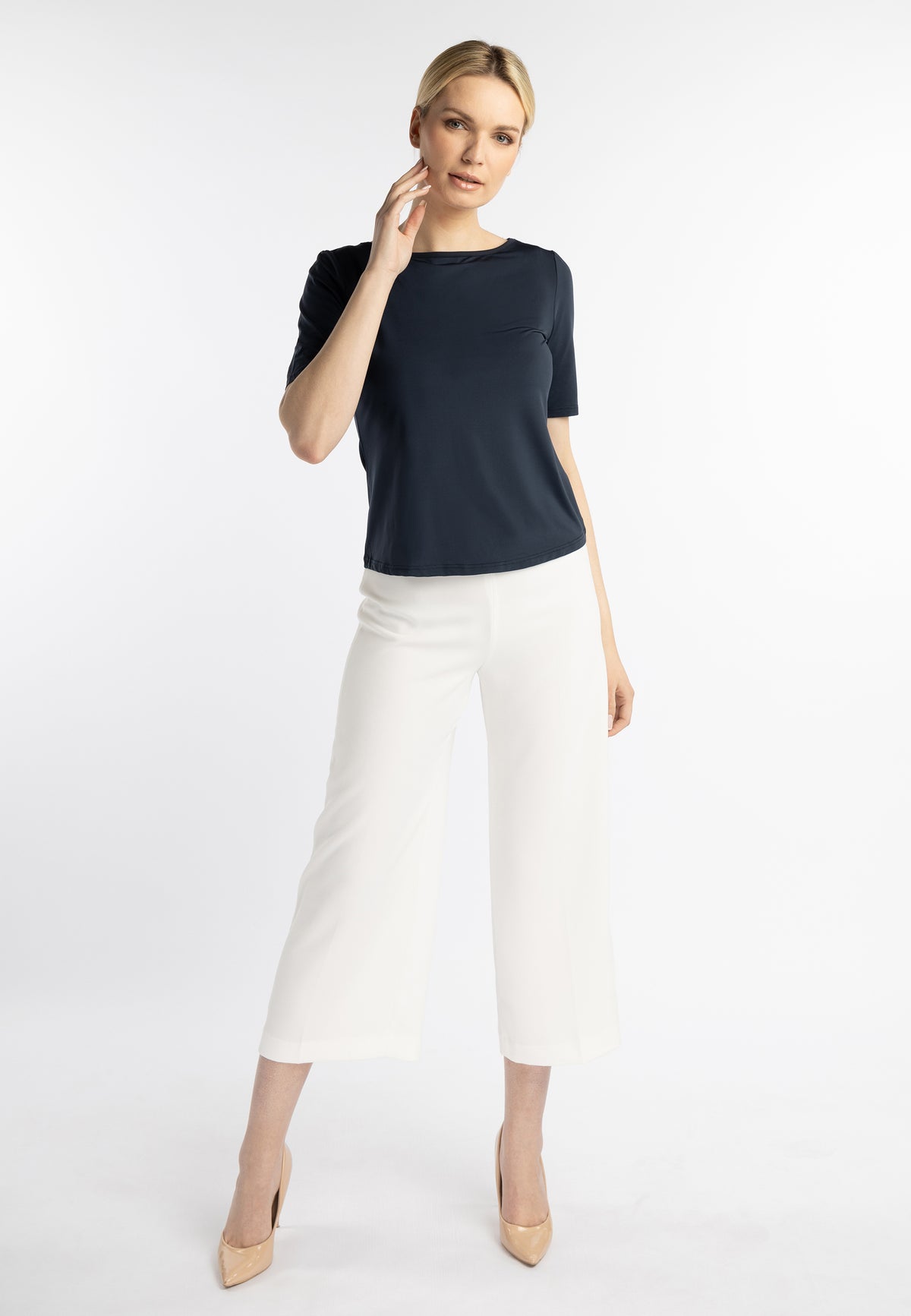 DreiMaster Klassik Damen-Basisshirt