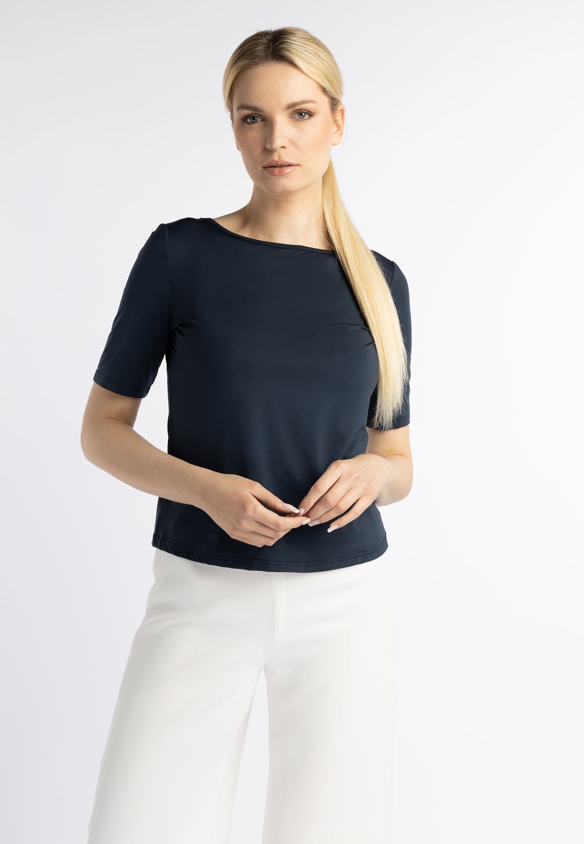 DreiMaster Klassik Damen-Basisshirt