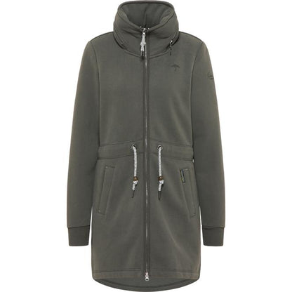 Lange Sweatjacke