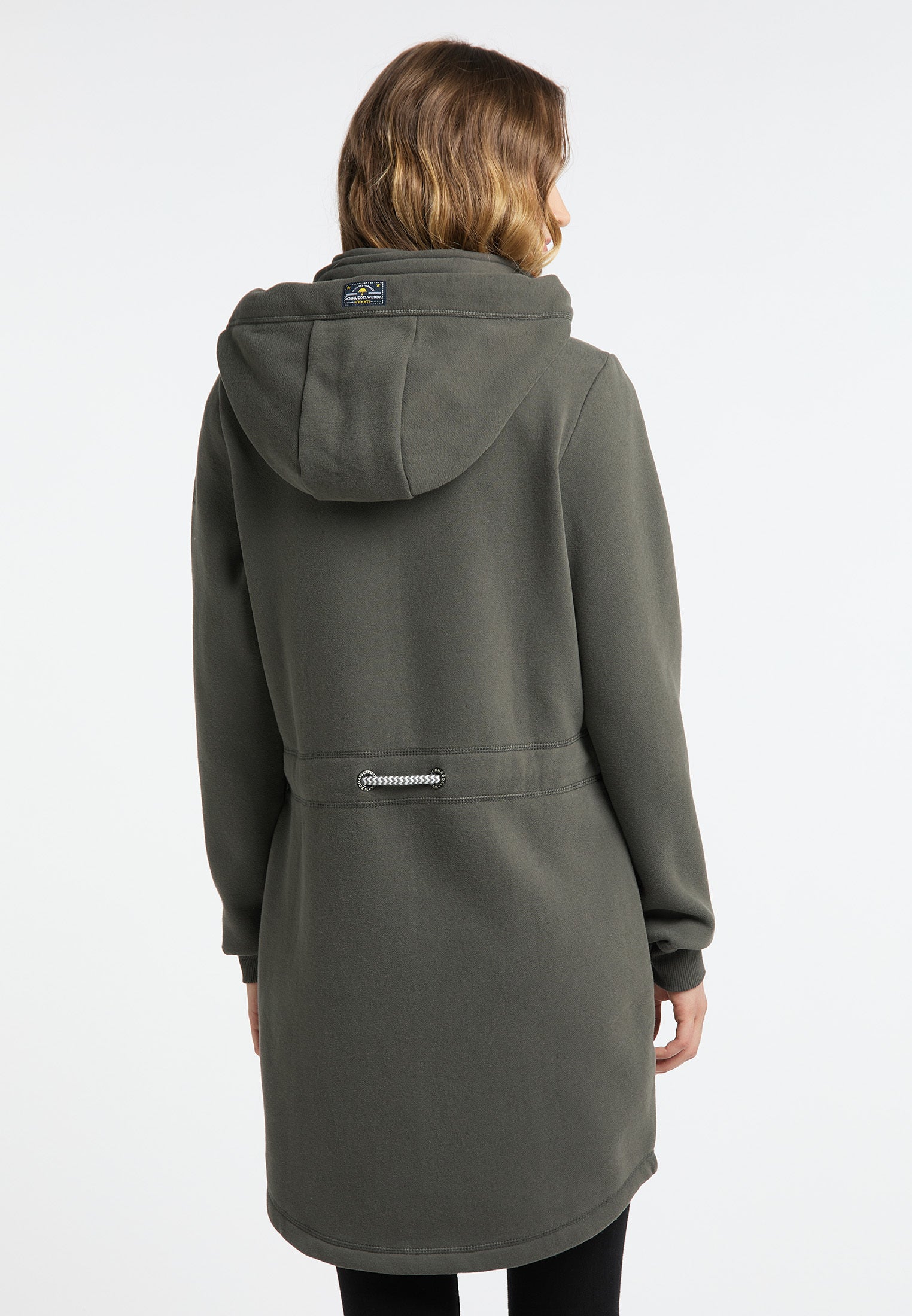 Lange Sweatjacke