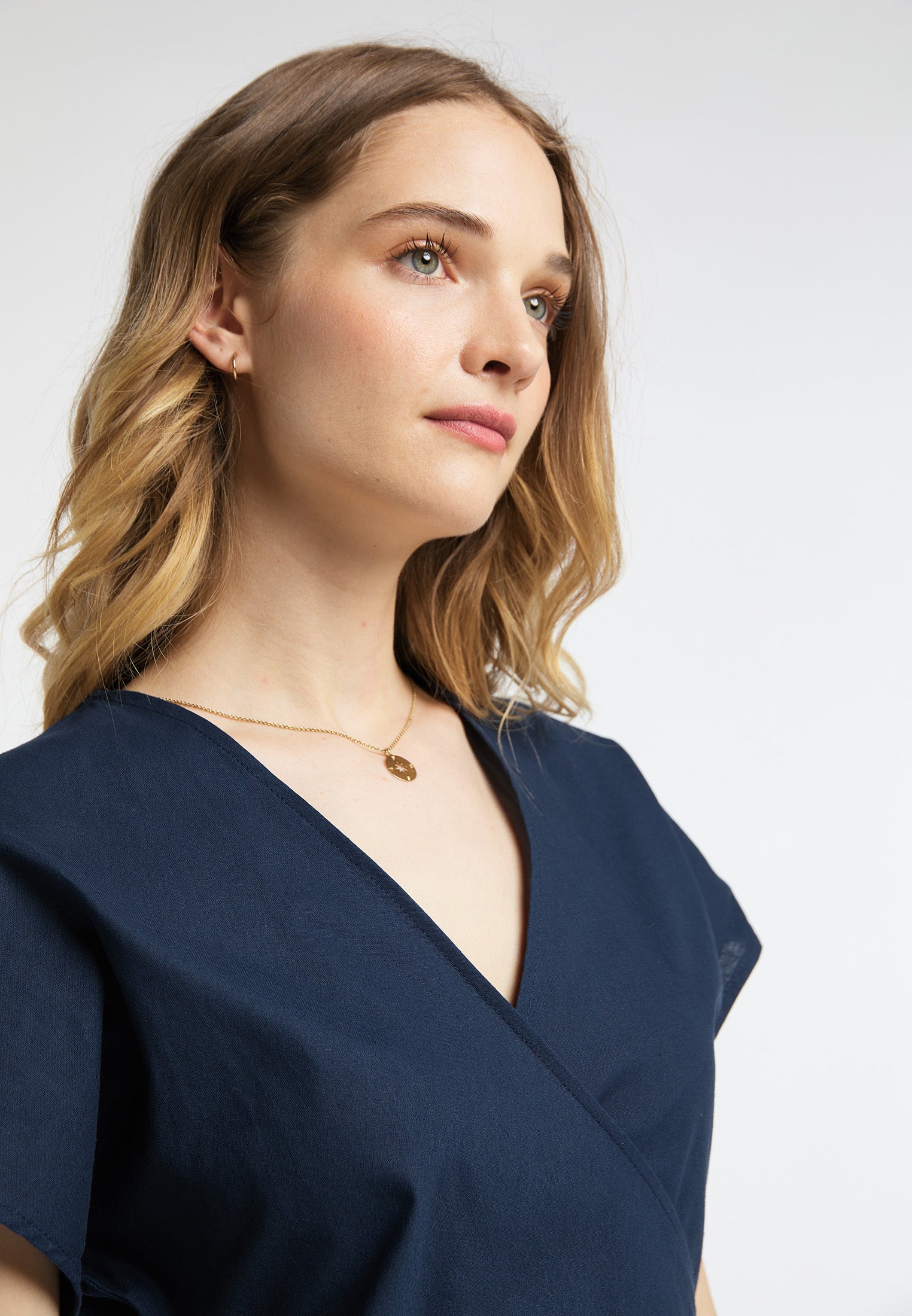 DreiMaster Vintage sukienka kopertowa damska