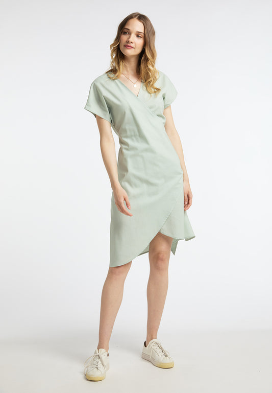 DreiMaster Vintage Damen Wickelkleid