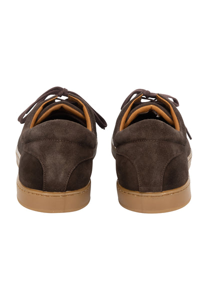 DreiMaster Maritim Herren-Sneakers aus Veloursleder