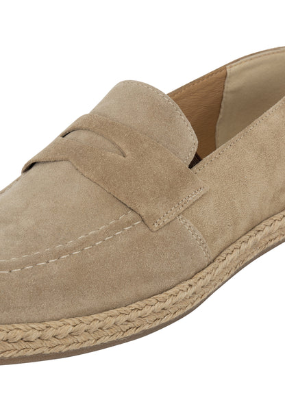 DreiMaster Maritim Men's Suede Penny Loafers - Schmuddelwedda Shop