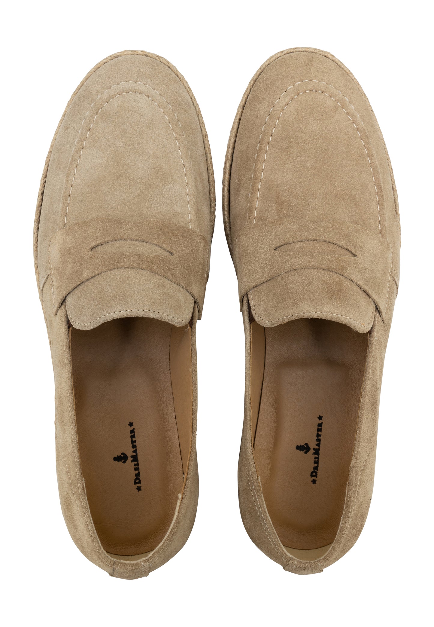DreiMaster Maritim Men's Suede Penny Loafers - Schmuddelwedda Shop