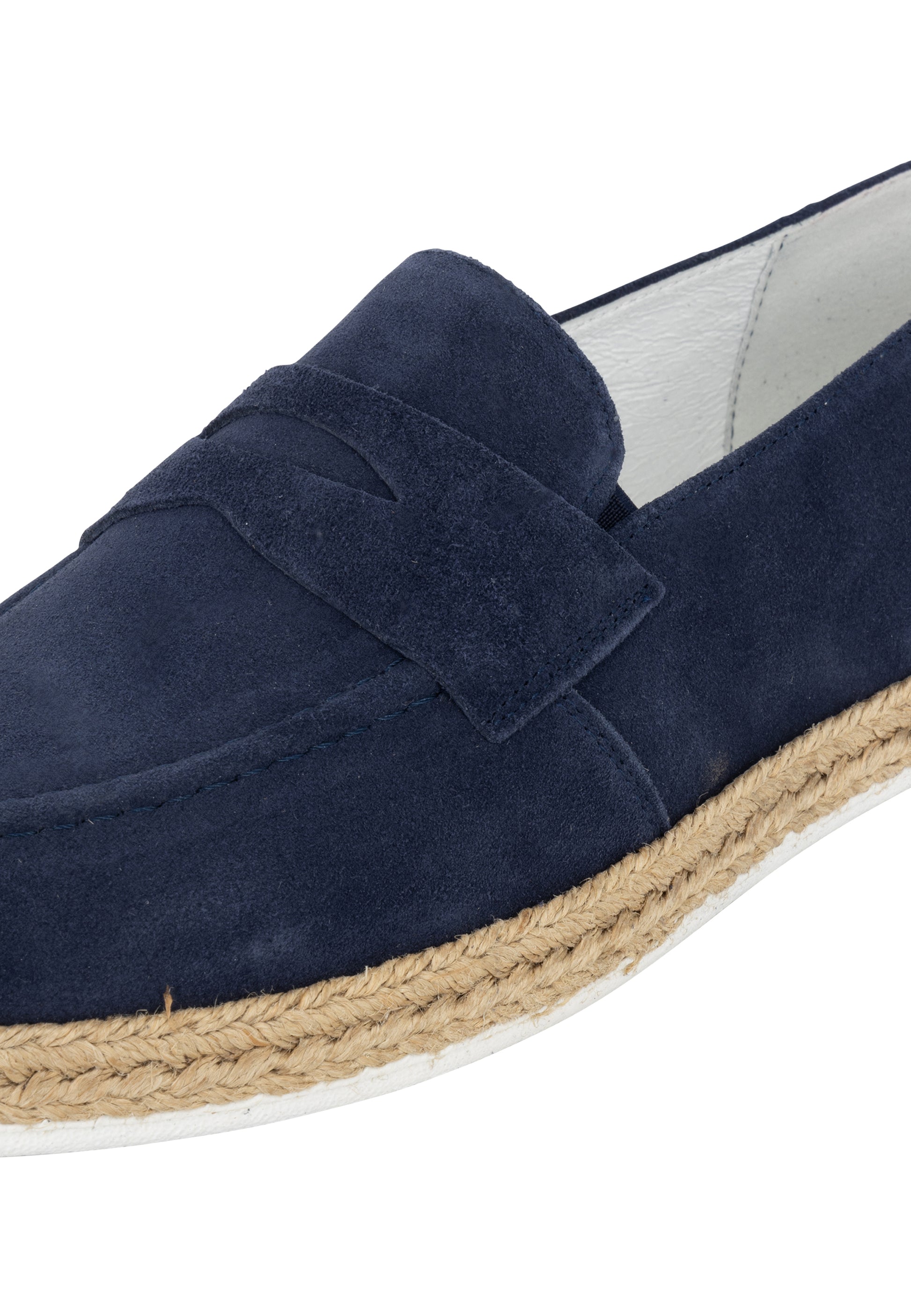 DreiMaster Maritim Men's Suede Penny Loafers - Schmuddelwedda Shop