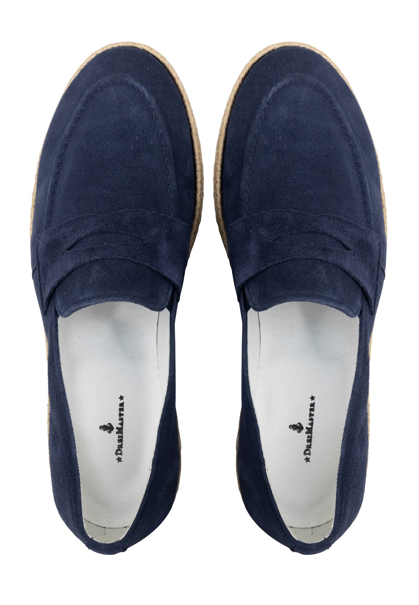 DreiMaster Maritim Men's Suede Penny Loafers - Schmuddelwedda Shop