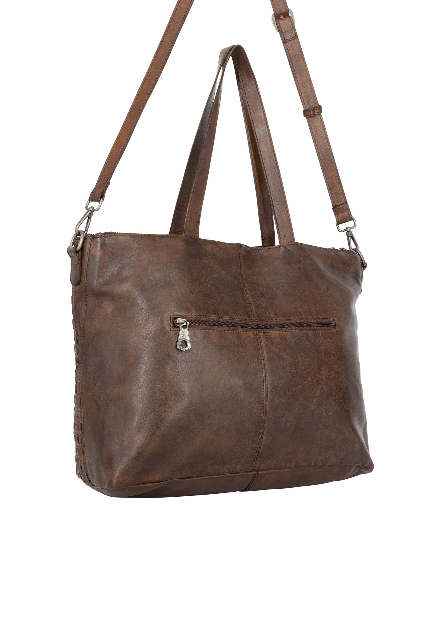 DreiMaster Vintage Women's Shopper aus Leder