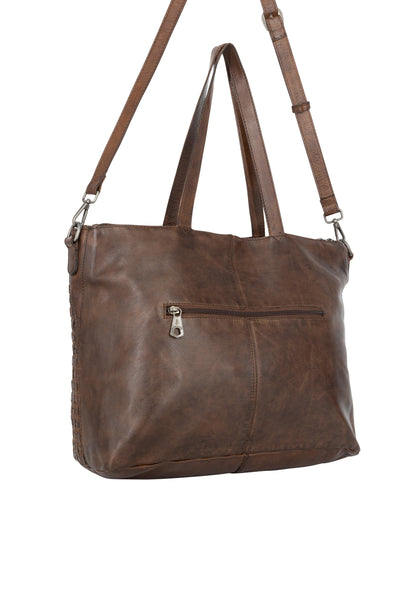 DreiMaster Vintage Women's Shopper aus Leder