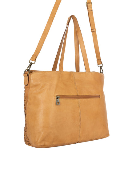 DreiMaster Vintage Women's Shopper aus Leder