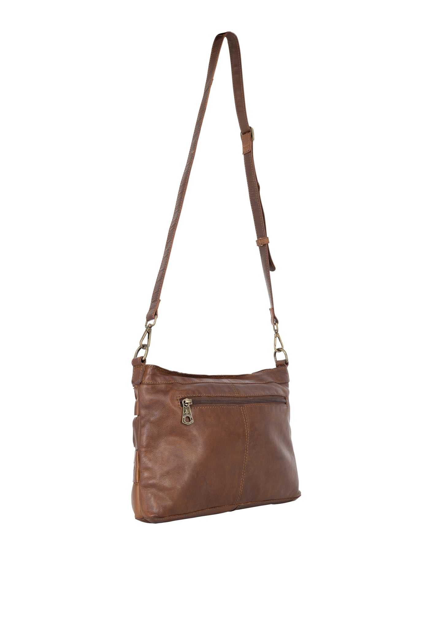 DreiMaster Vintage Damen Lederhandtasche