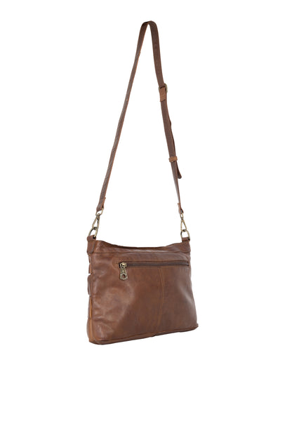 DreiMaster Vintage Damen Lederhandtasche