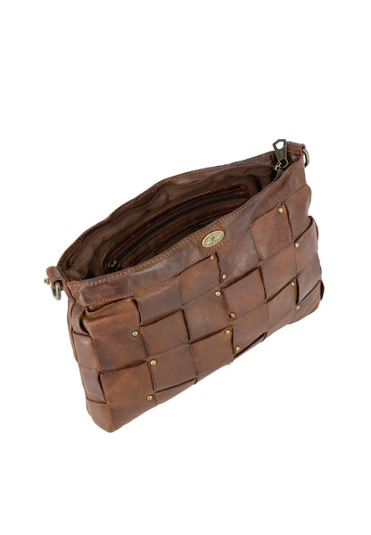 DreiMaster Vintage Damen Lederhandtasche