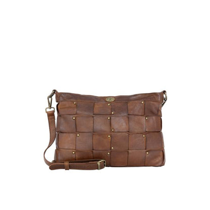 DreiMaster Vintage Damen Lederhandtasche
