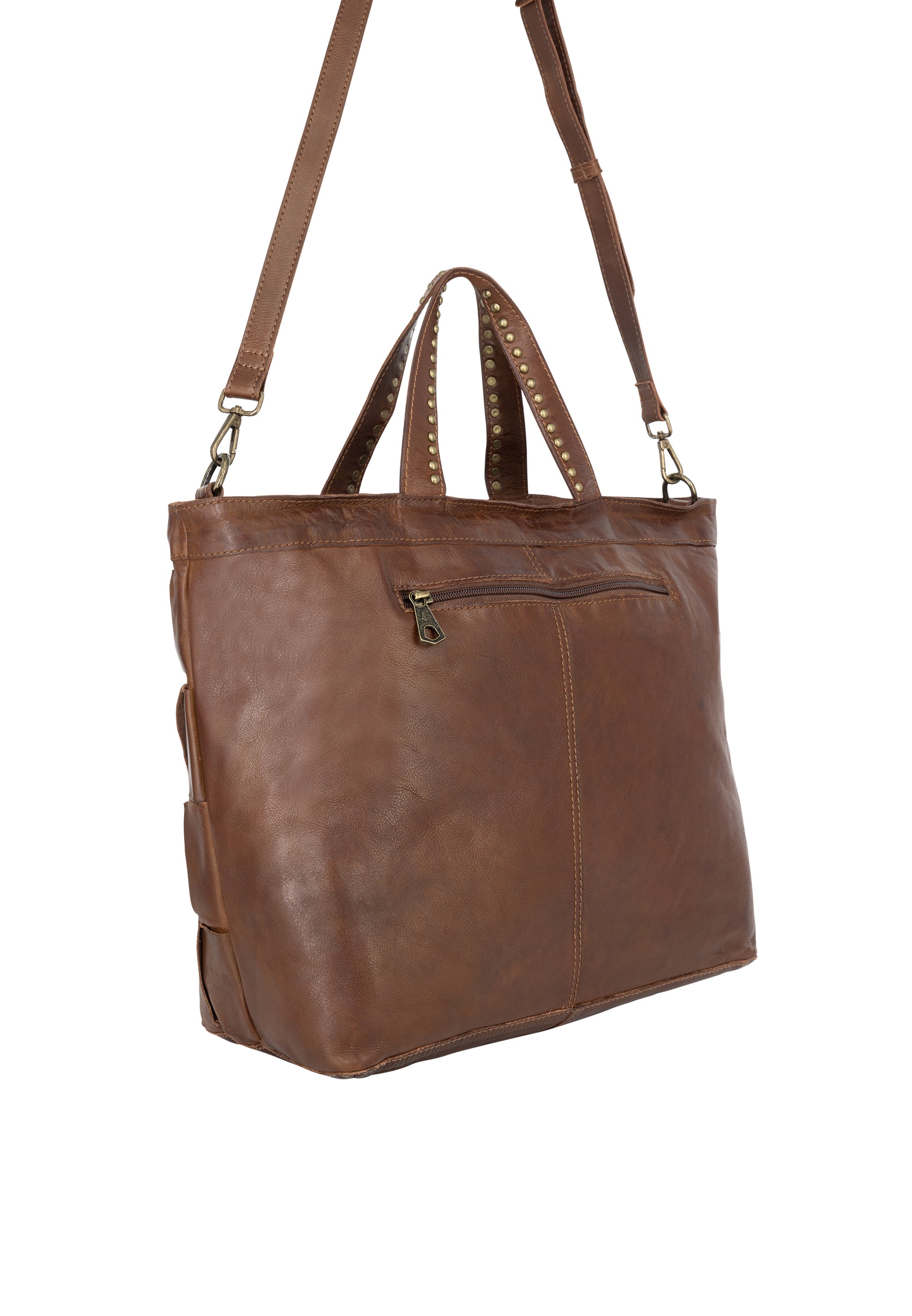 DreiMaster Vintage Women's Shopper aus Leder