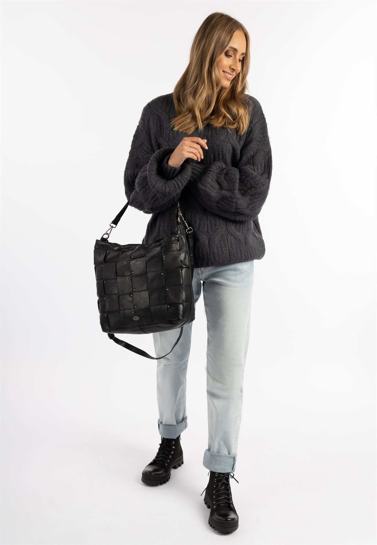 DreiMaster Vintage Damen-Umhängetasche