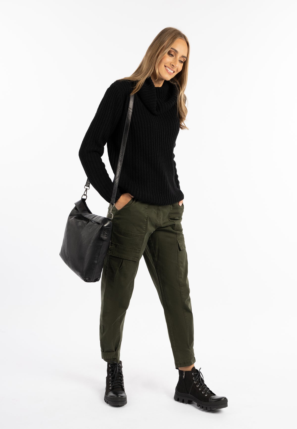 DreiMaster Vintage Damen-Umhängetasche