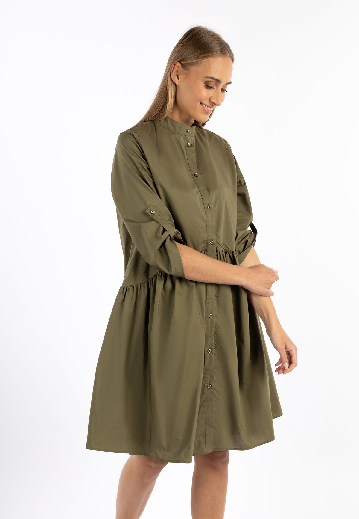DreiMaster Vintage Damen-Hemdkleid