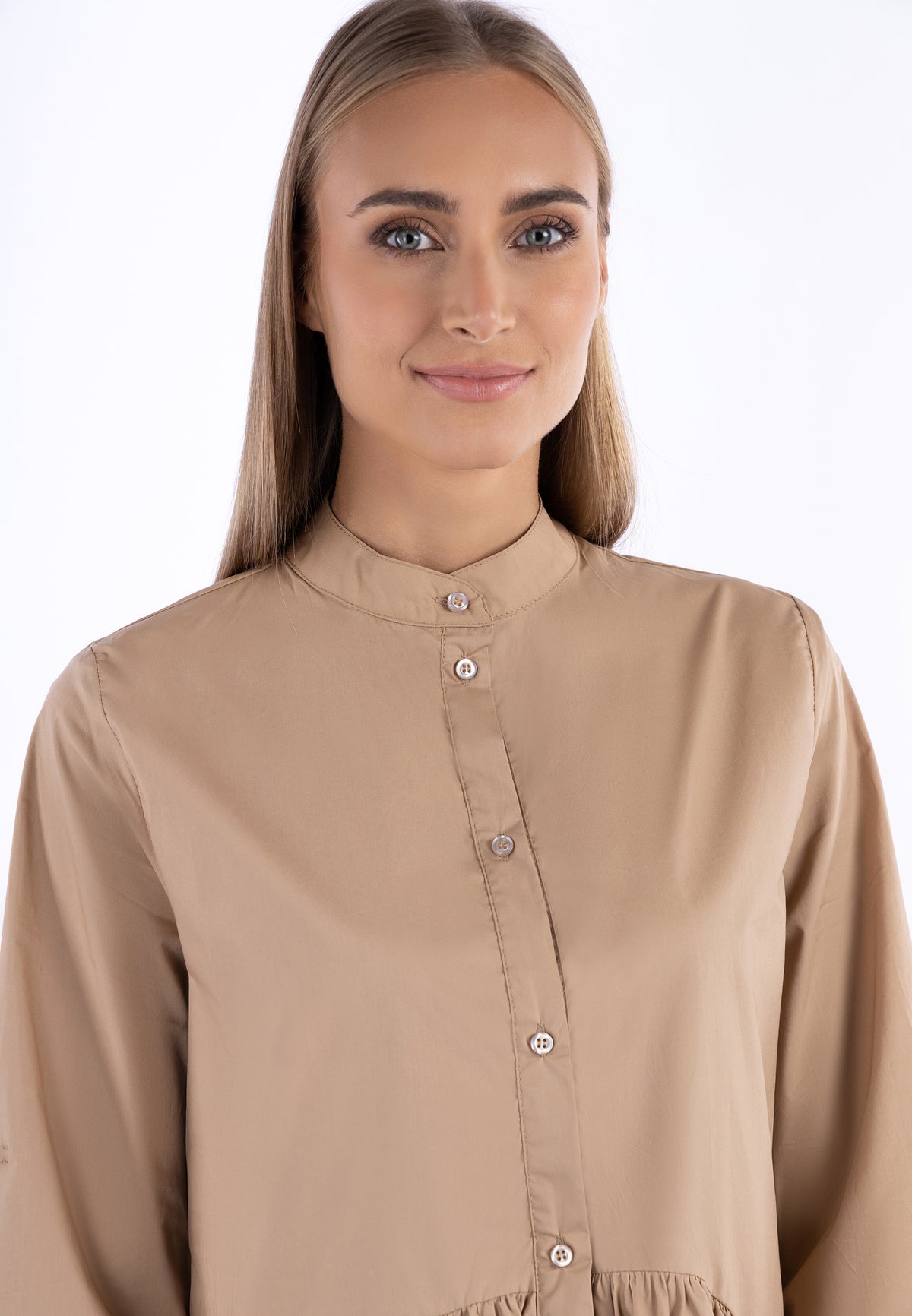 DreiMaster Vintage Damen-Hemdkleid