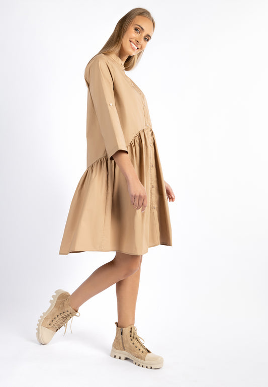 DreiMaster Vintage Damen-Hemdkleid