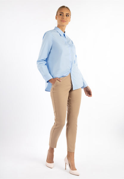 DreiMaster Klassik Damen-Hemdbluse