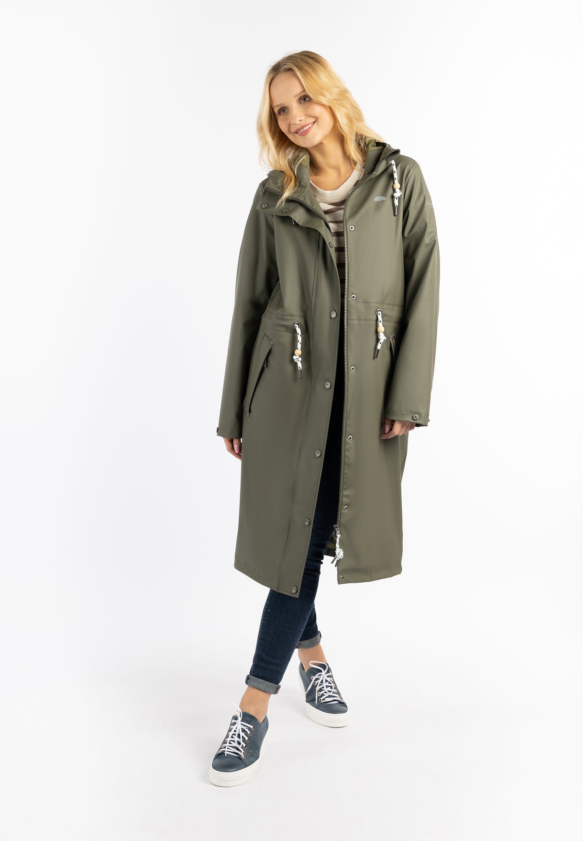 Schmuddelwedda Damen Regenmantel