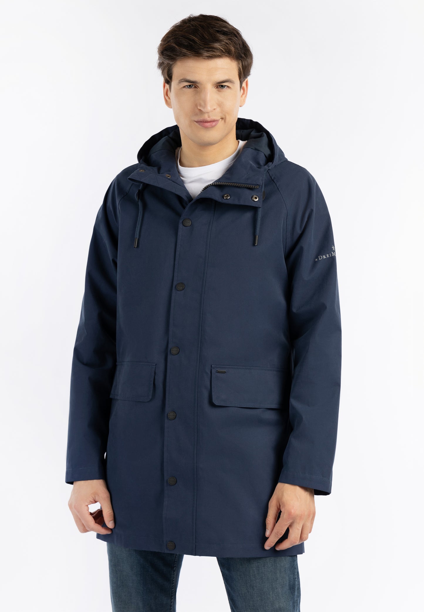 Dreimaster Klassik Men's Rain Parka - Schmuddelwedda Shop