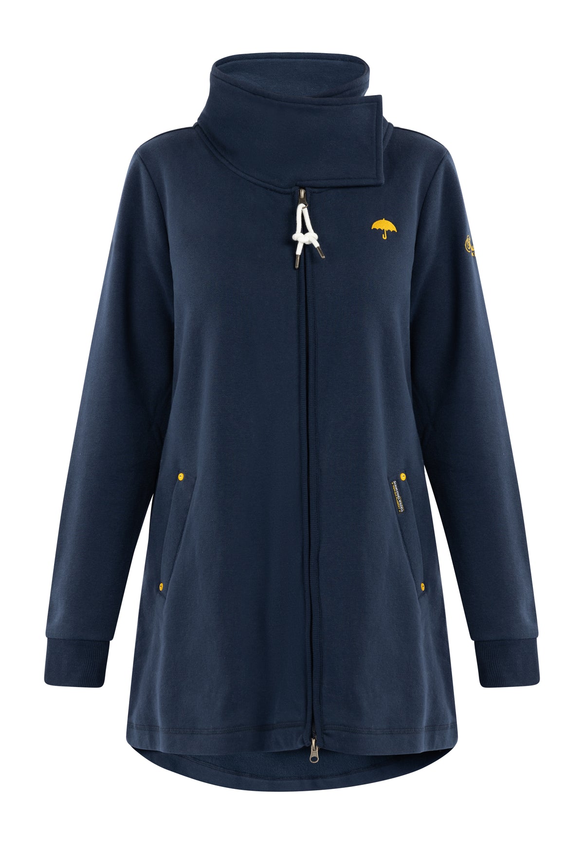 Schmuddelwedda Damen Lange Sweatjacke