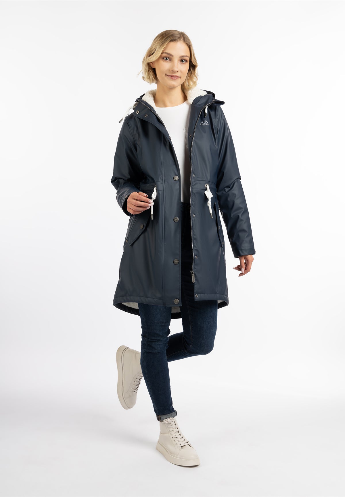 ICEBOUND Women's raincoat with teddy lining
