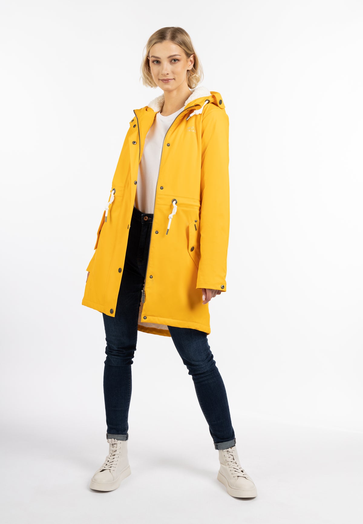 ICEBOUND Women's raincoat with teddy lining