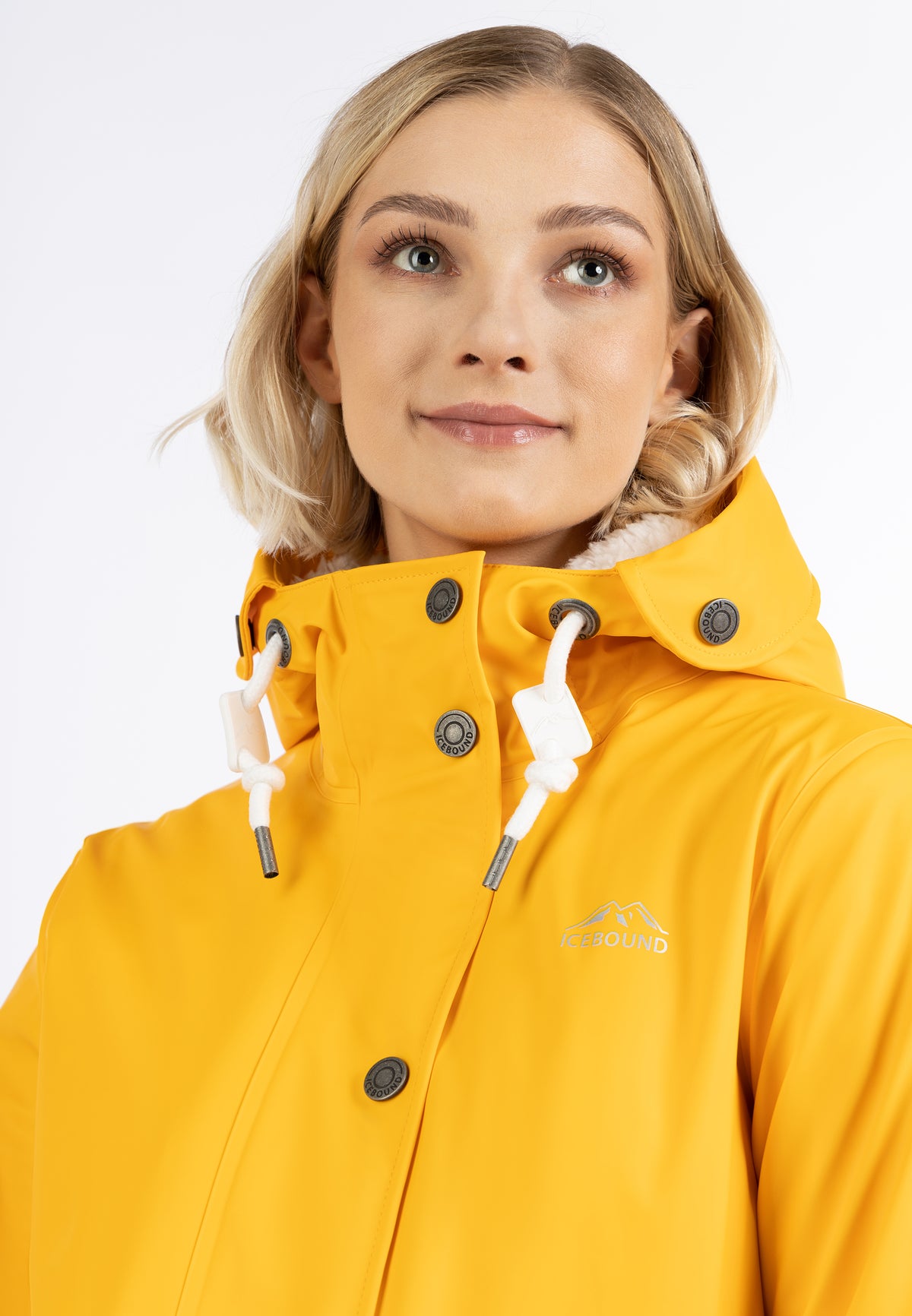 ICEBOUND Women's raincoat with teddy lining