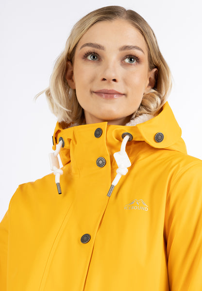 ICEBOUND Women's raincoat with teddy lining