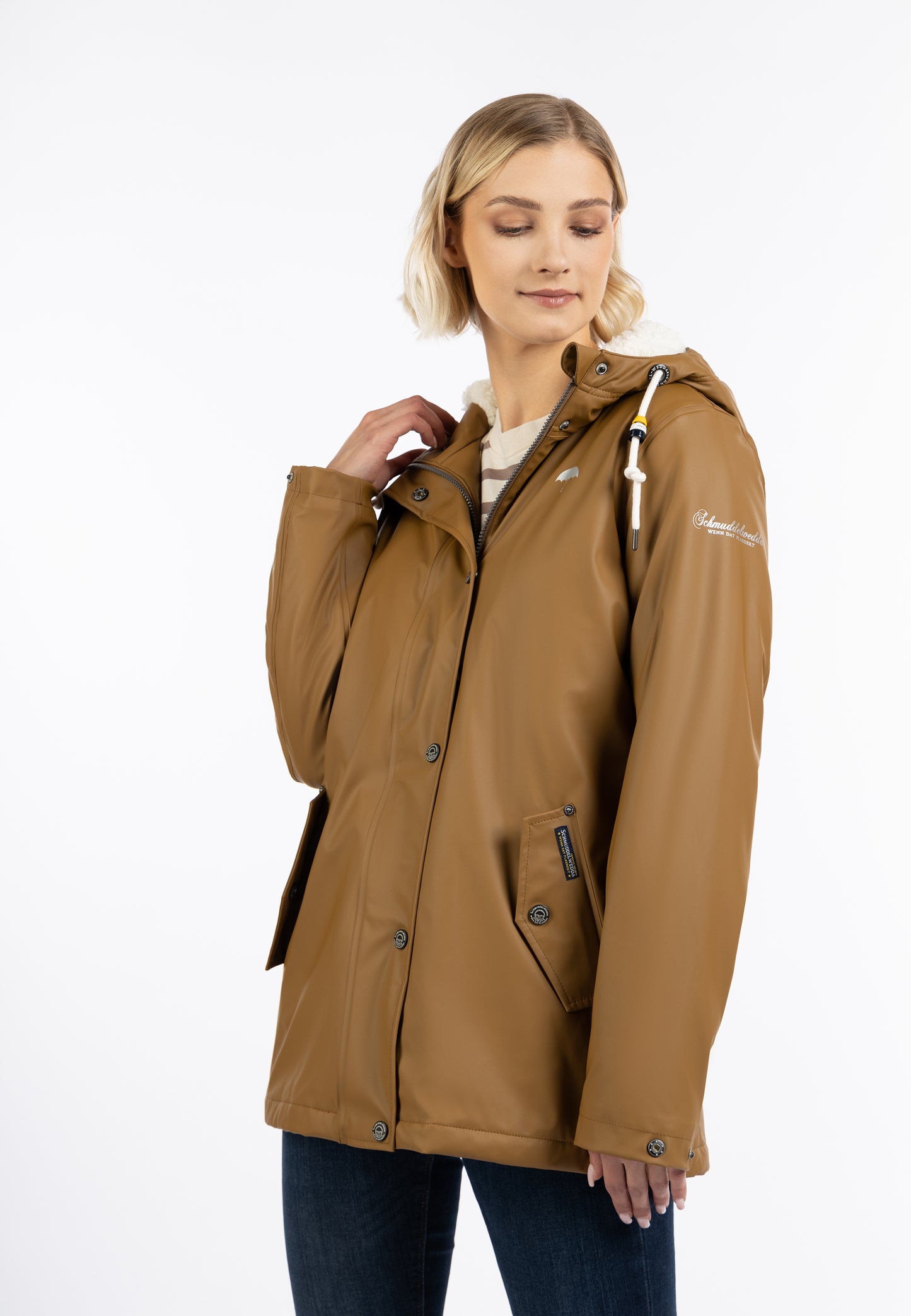 Schmuddelwedda Women's Rain Jacket With Teddy Lining - Schmuddelwedda Shop