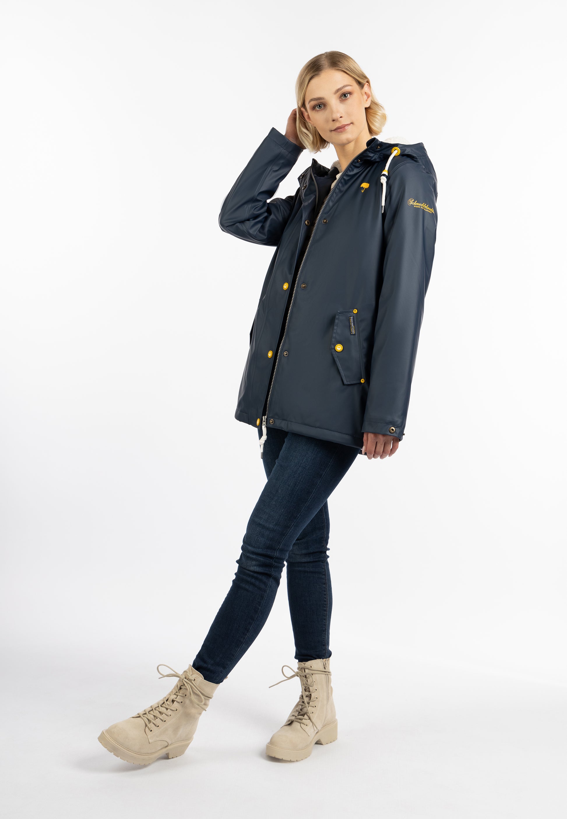 Schmuddelwedda Women's Rain Jacket With Teddy Lining - Schmuddelwedda Shop