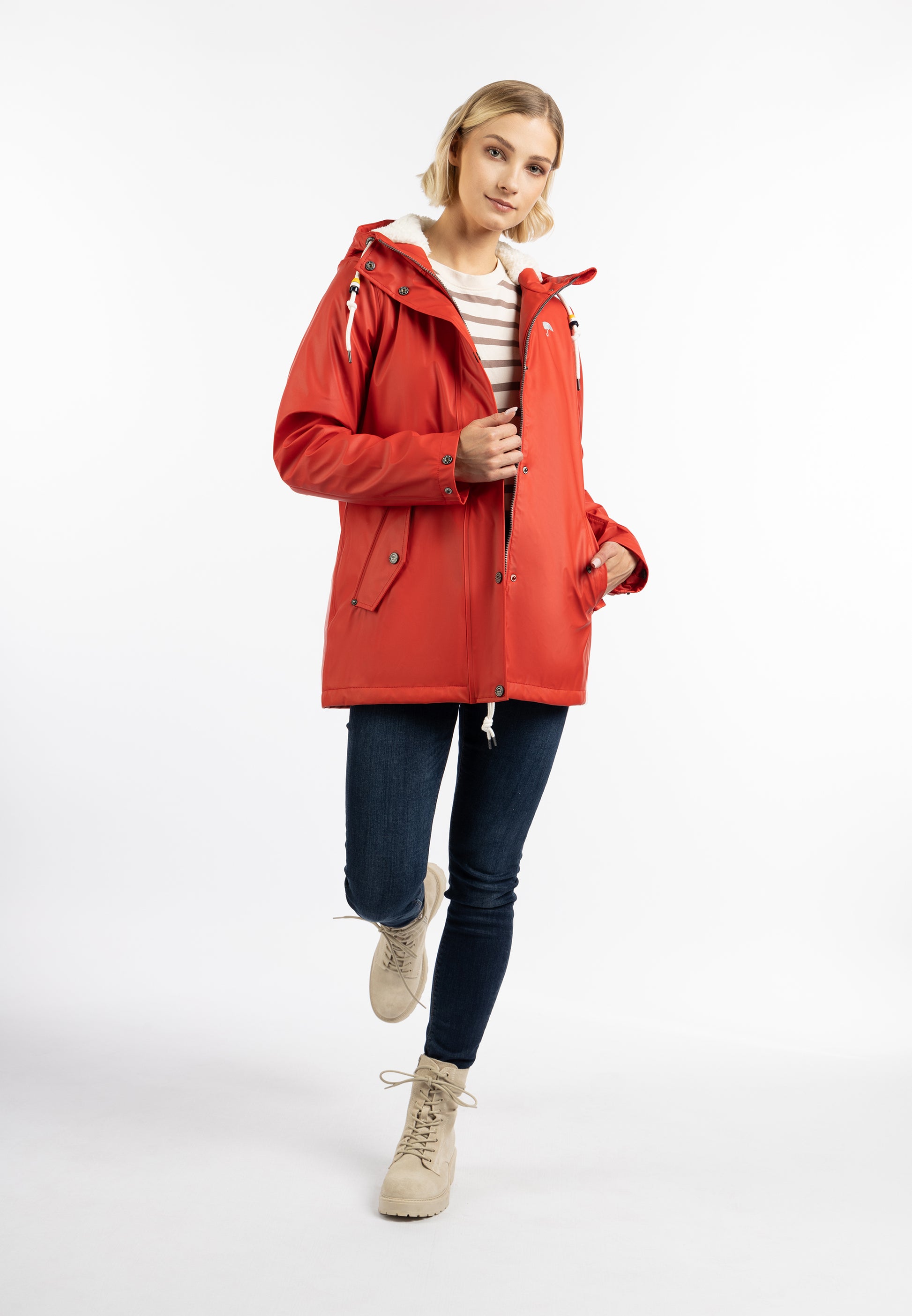 Schmuddelwedda Women's Rain Jacket With Teddy Lining - Schmuddelwedda Shop