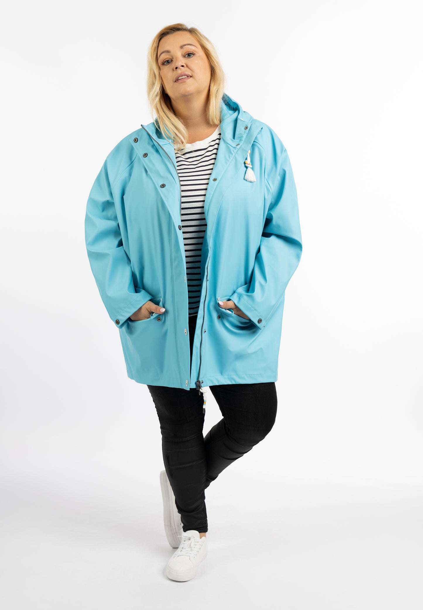 Schmuddelwedda damski płaszcz przeciwdeszczowy w rozmiarze plus