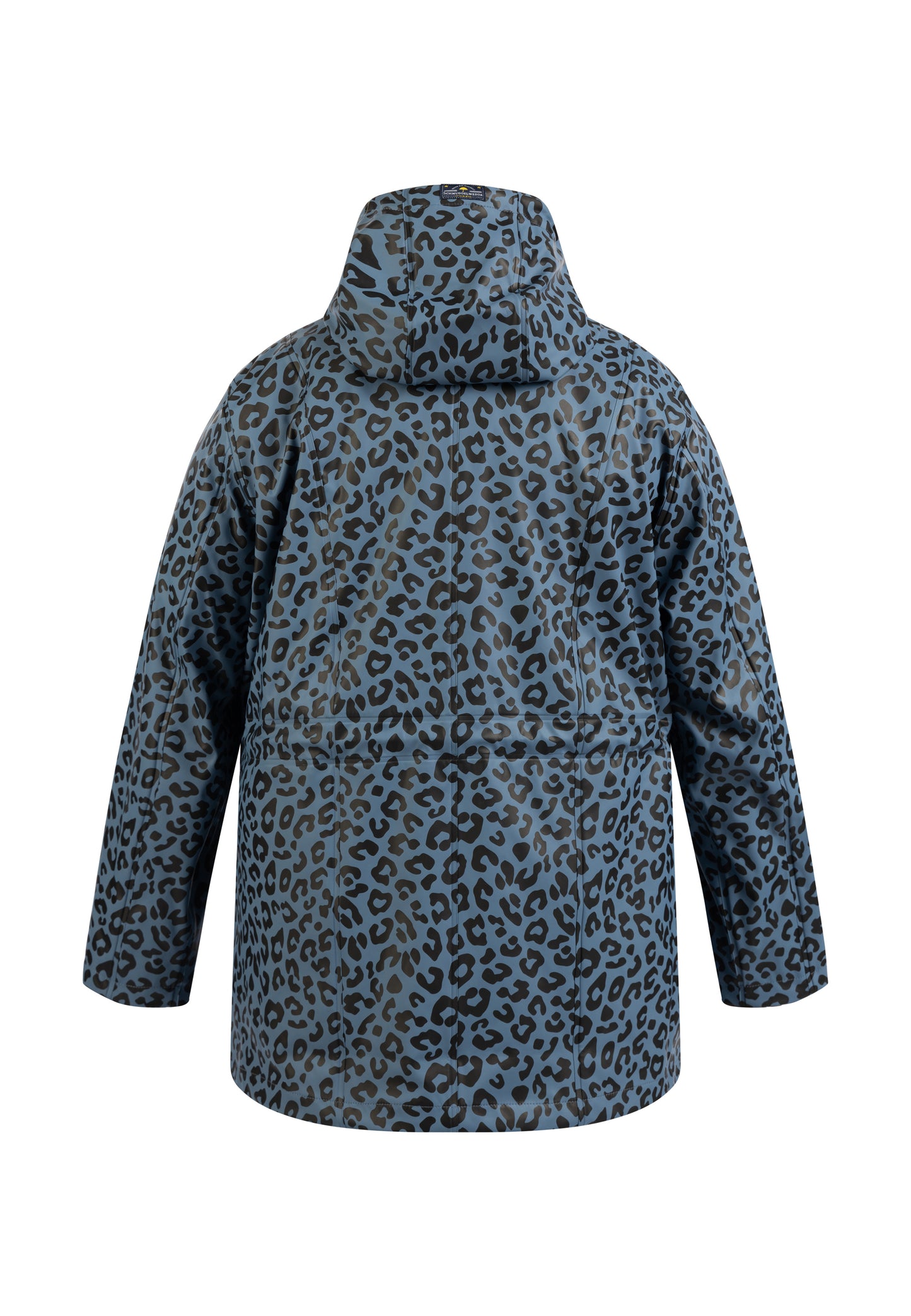 Schmuddelwedda Women's Plus Size Raincoat With Leopard Print Schmuddelwedda