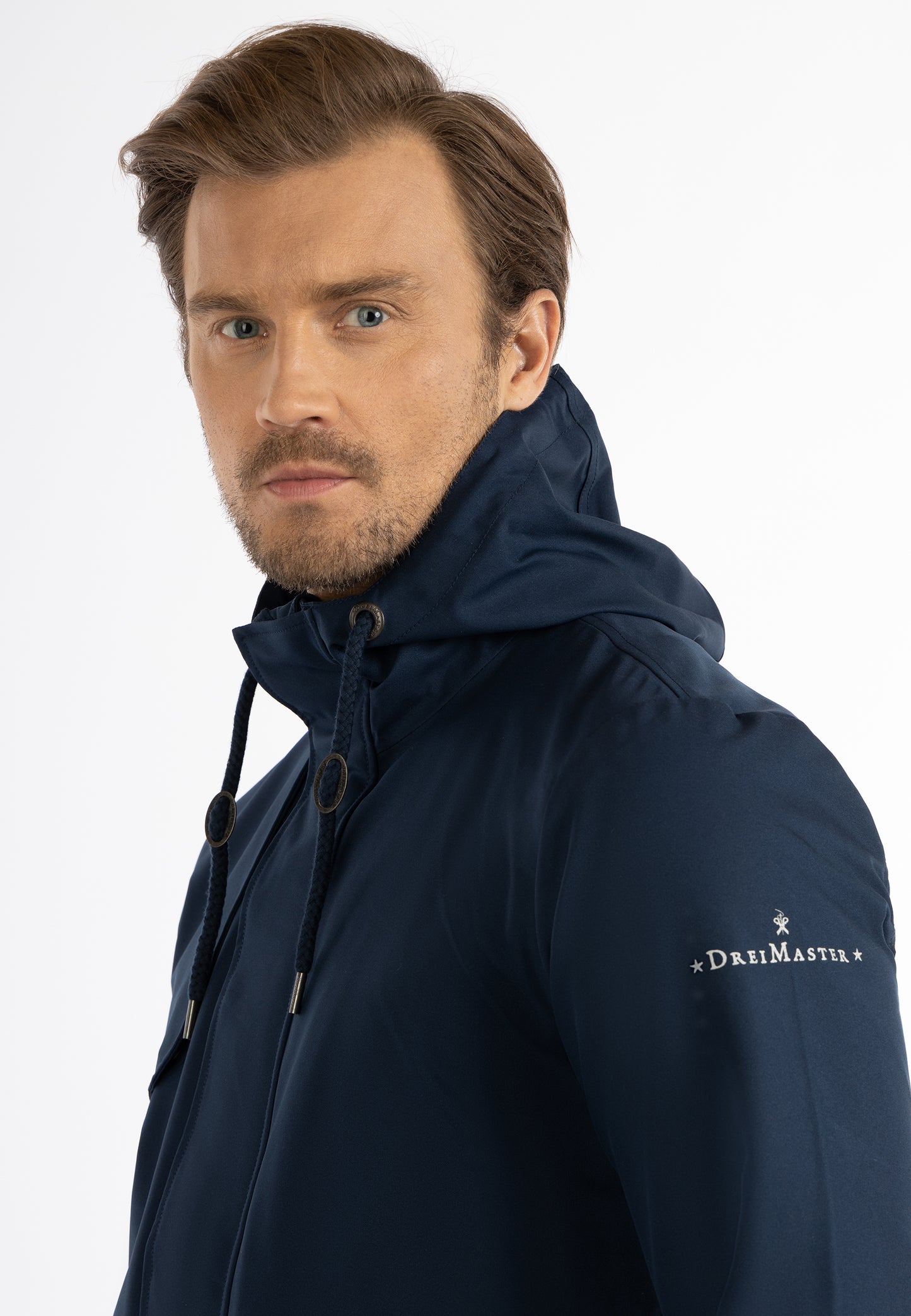 DreiMaster Klassik Men's Regenjacke - recyceltes Material