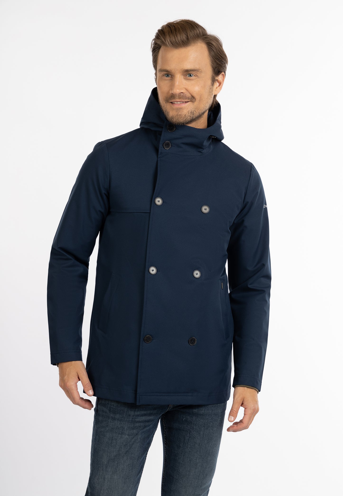DreiMaster Klassik Men's Rain Jacket Recycled Material - Schmuddelwedda Shop