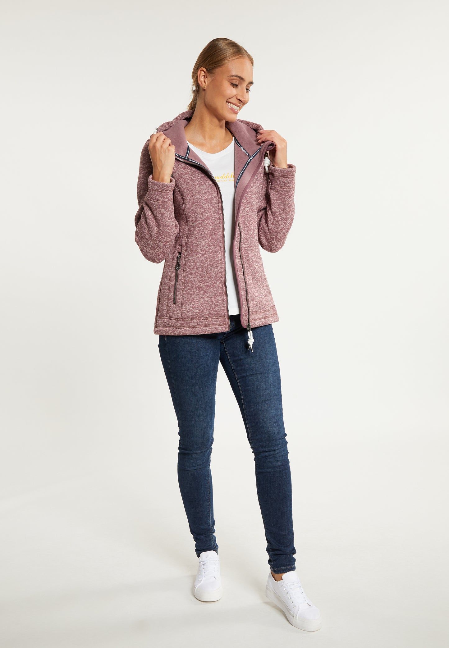 Schmuddelwedda Damen Strickfleecejacke
