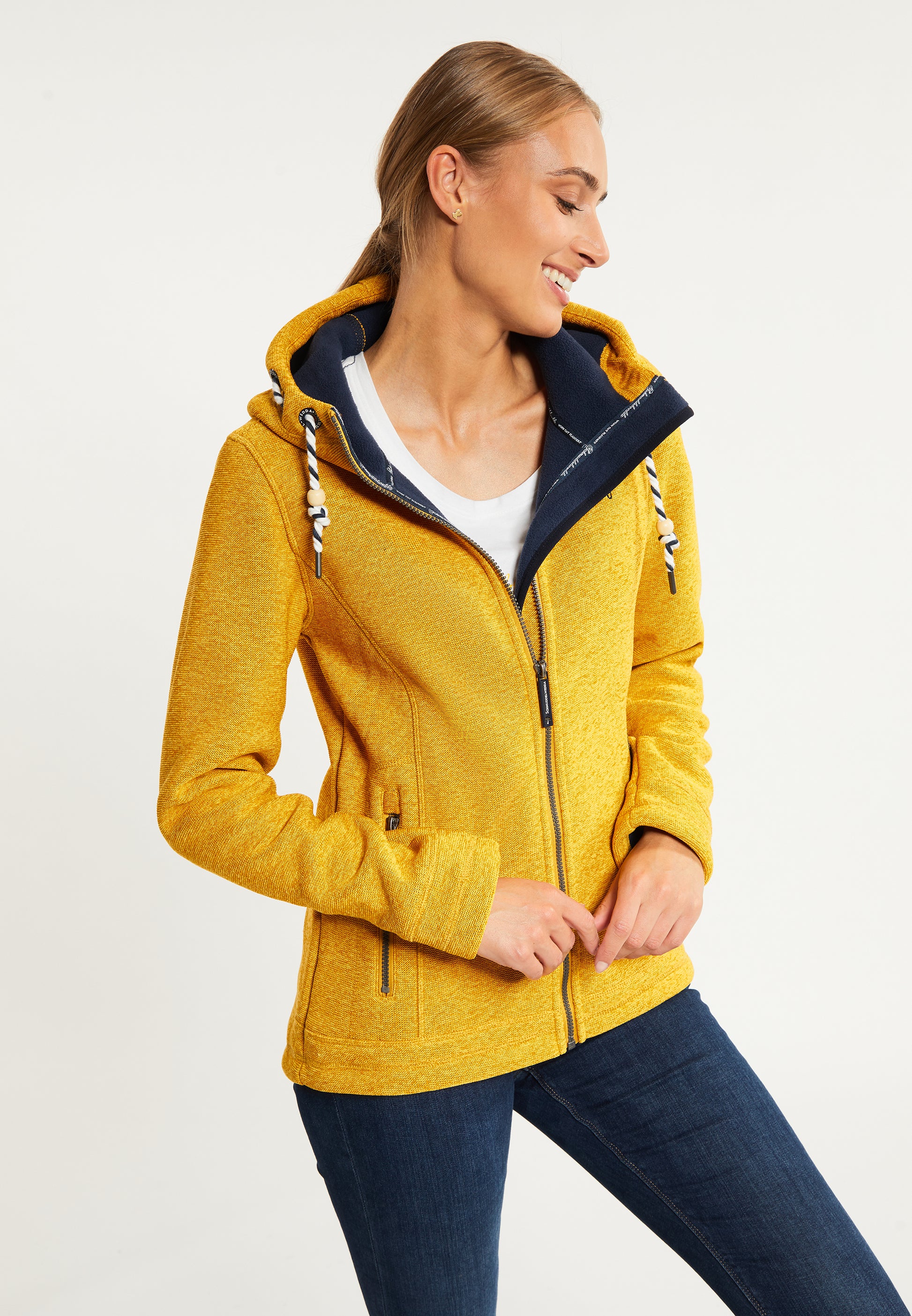 Schmuddelwedda Women's Knitted Fleece Jacket Schmuddelwedda